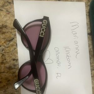 Gucci sunglasses worn a handful of times